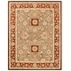 preview thumbnail 110 of 141, SAFAVIEH Handmade Anatolia Madeline Traditional Hand-spun Wool Rug 8'  x  10' - Sage/Burgundy - Runner