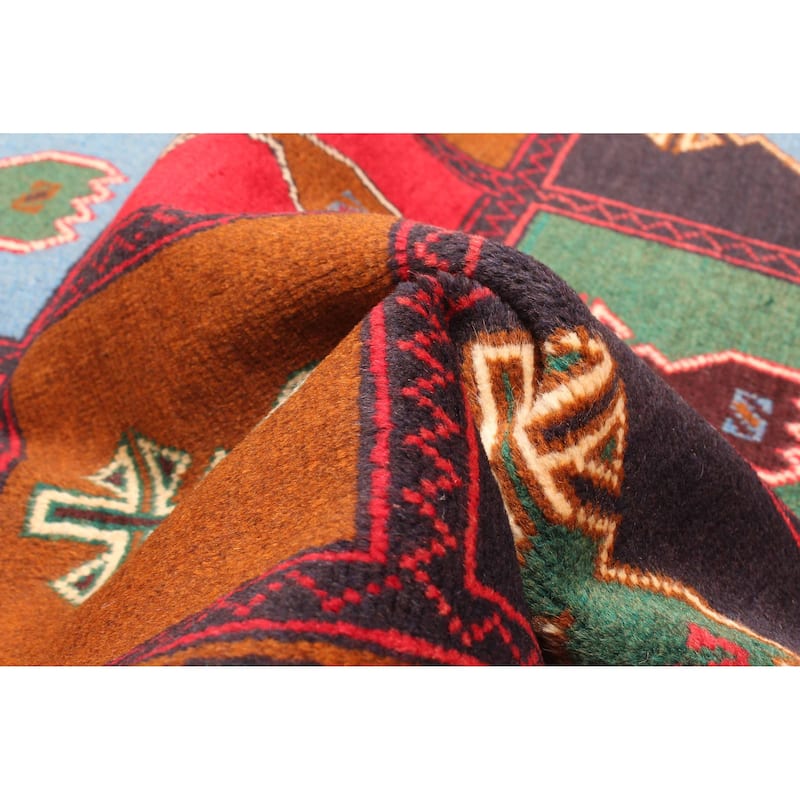 ECARPETGALLERY Hand-knotted Teimani Dark Navy Wool Rug - 2'11 x 4'6