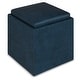 preview thumbnail 57 of 92, WYNDENHALL Townsend 17 inch Wide Contemporary Square Storage Ottoman