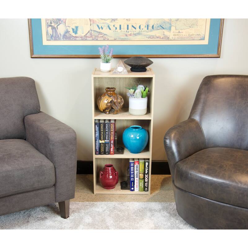 Slide Logic 4 Tier 34"H x 16"W Bookcase