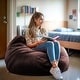 preview thumbnail 9 of 13, Oversized Refillable Bean Bag Chair for Kids and Adults