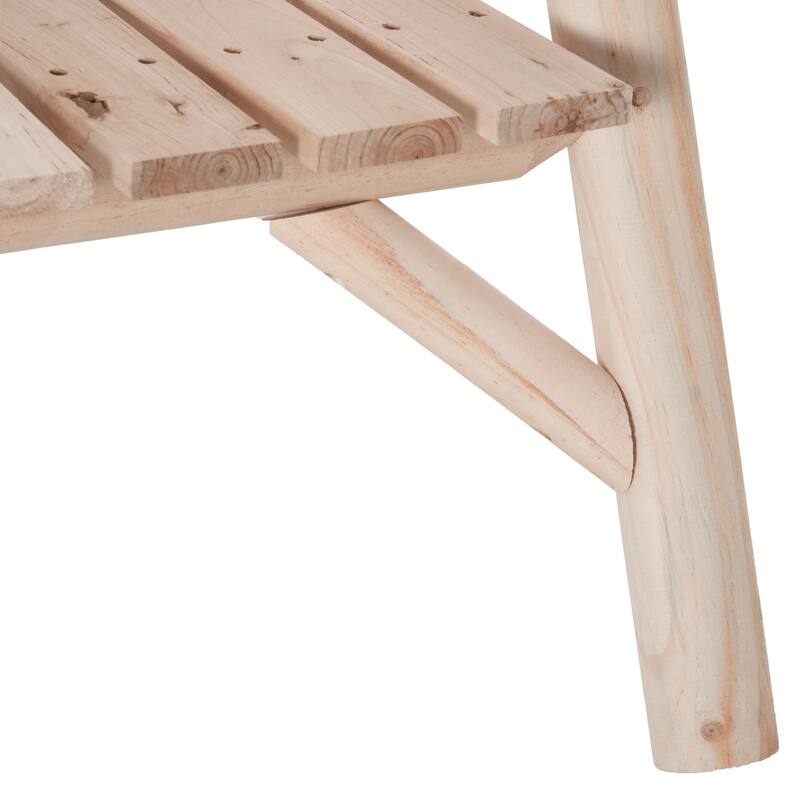 Outsunny Wood Adirondack Patio Bench Chair