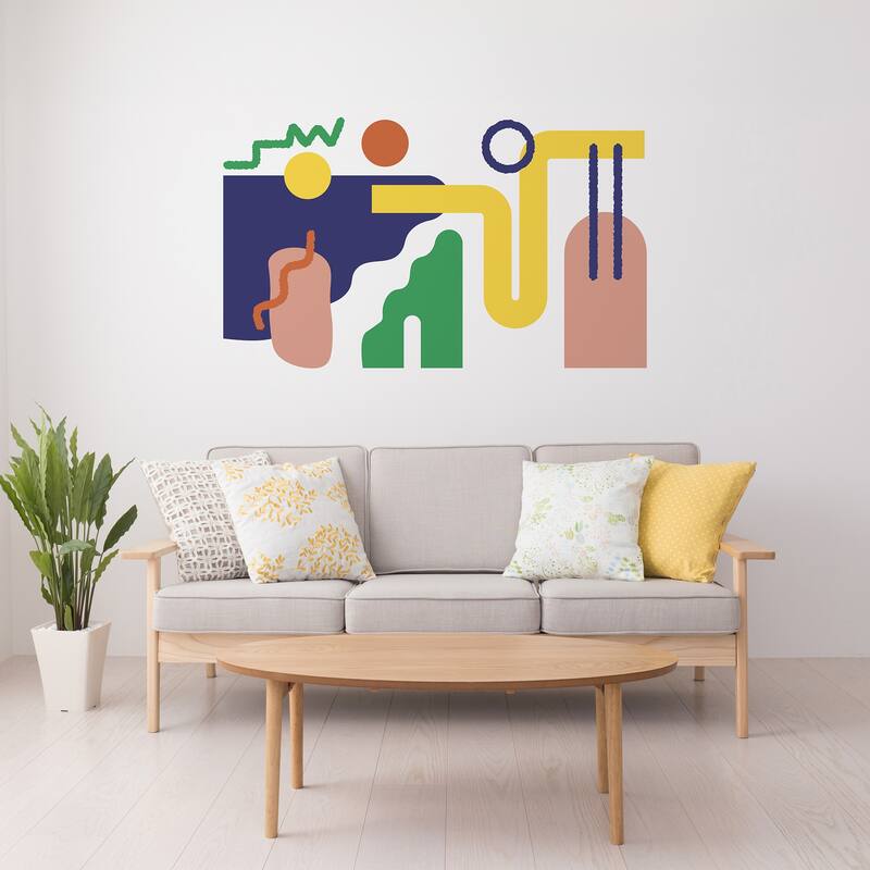 Very Gay Paint Fun Haus Modular Mural Peel and Stick Wall Decals