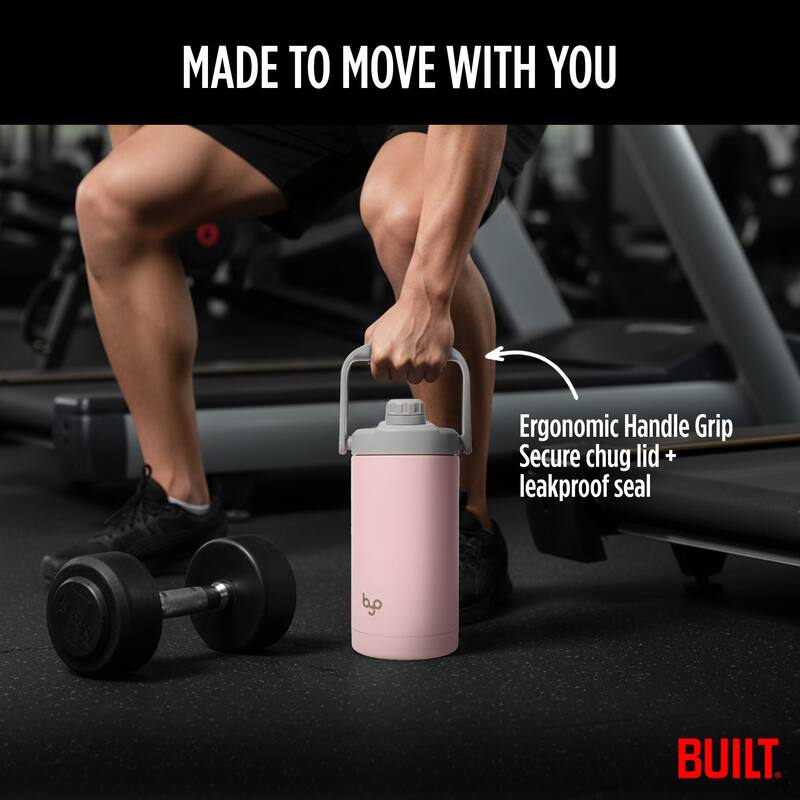 Byo 64 Oz Double Walled Insulated Stainless Steel Bottle - 64 Oz