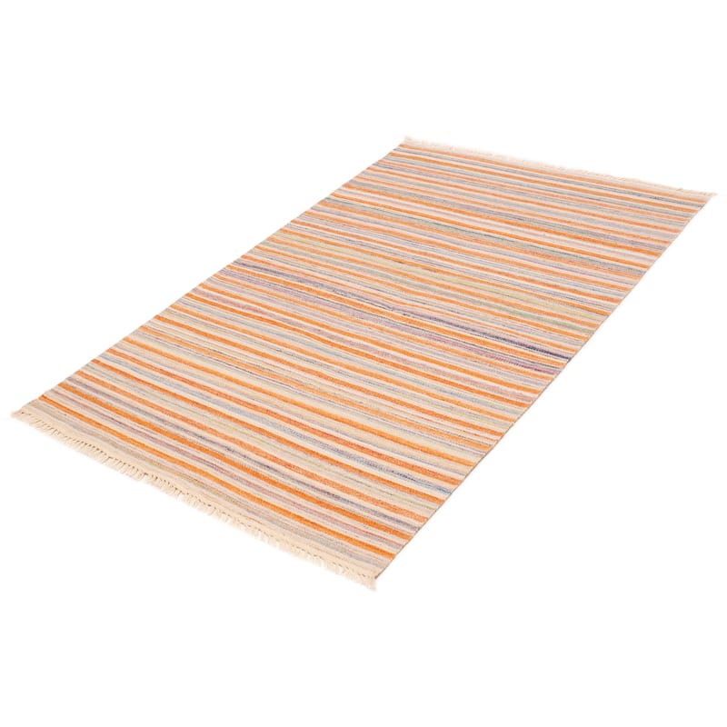 Boho Orange Kilim 5'1" x 8'2" - 5'1 x 8'2