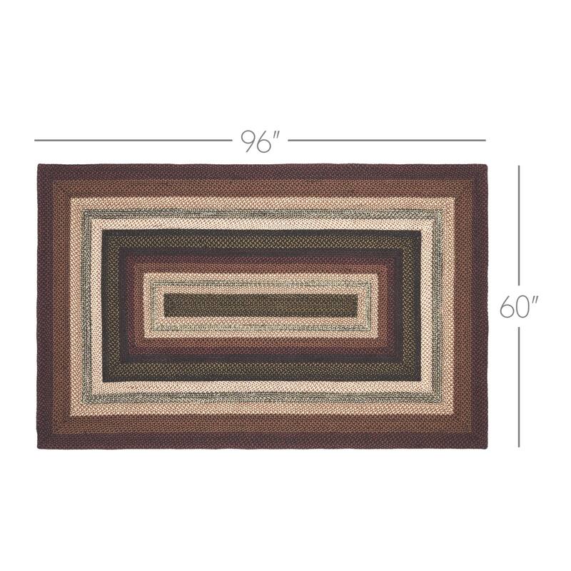 Beckham Jute Rug Rect w/ Pad 60x96 - 5' x 8' Rectangle