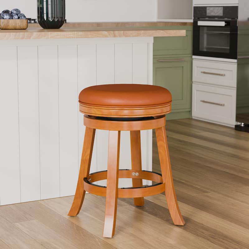 DTY Indoor Living Creede Backless Swivel Stool