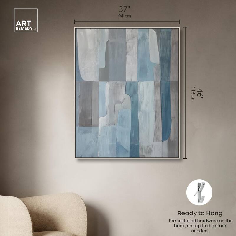 Tessellated Tones II Canvas by Art Remedy