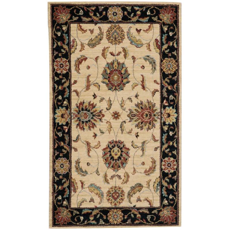 Nourison Living Treasures Persian Border Floral Area Rug