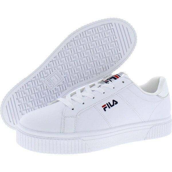 Fila Women's Panache 19 Faux Leather Metallic Low Top Court Platform  Sneakers - Overstock - 31264902