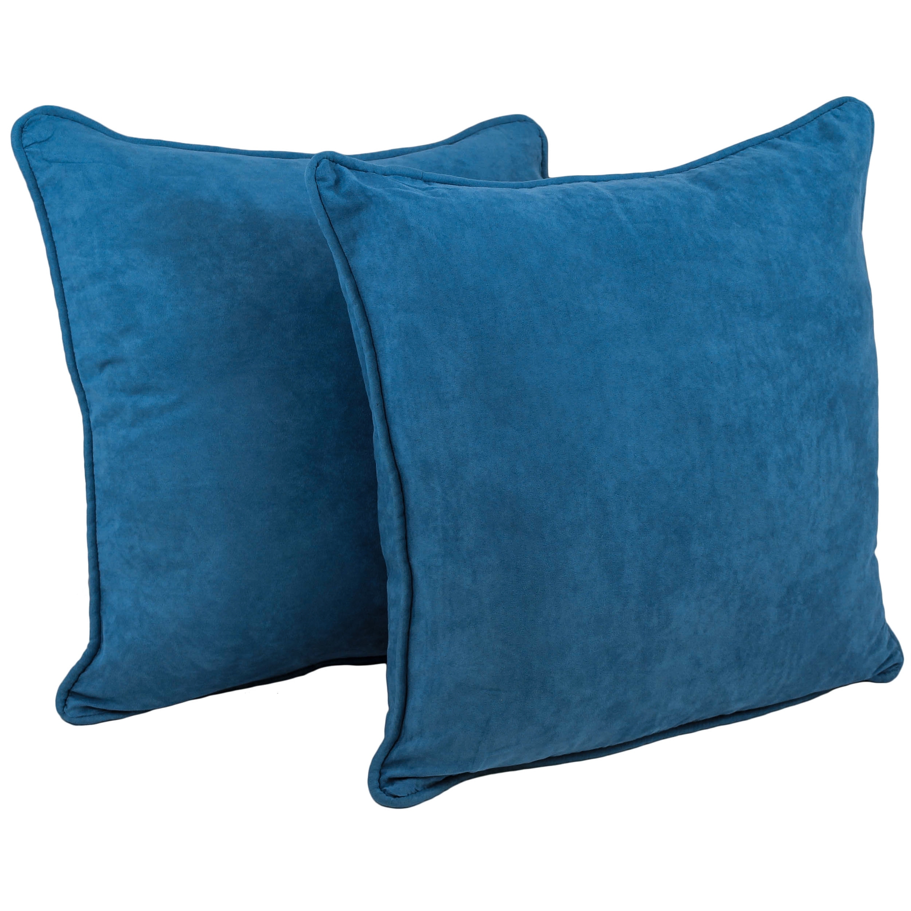 Blazing Needles 25-in. Square Microsuede Throw Pillows (Set - Picture 80 of 89
