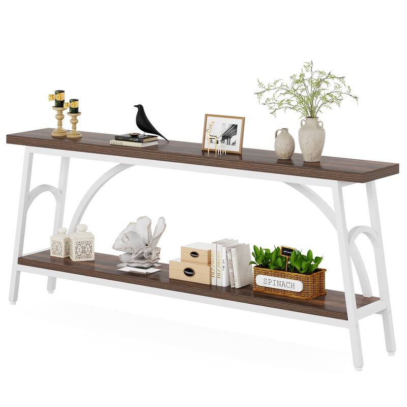 Console Table Behind Sofa Couch,Narrow Long Sofa Table,Hallway Accent Tables for Entryway