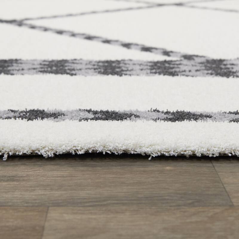 Nigel Modern Trellis Area Rug
