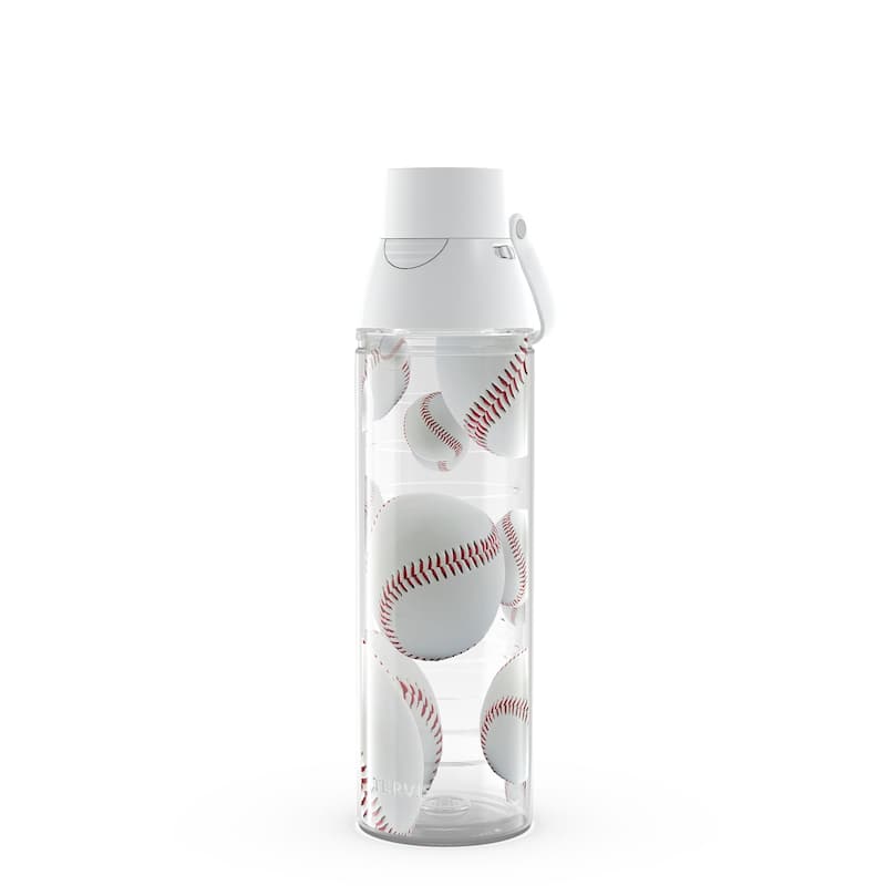 Tervis Baseballs Red & Mitt Background Made in USA Double Walled Insulated Travel Tumbler, Classic