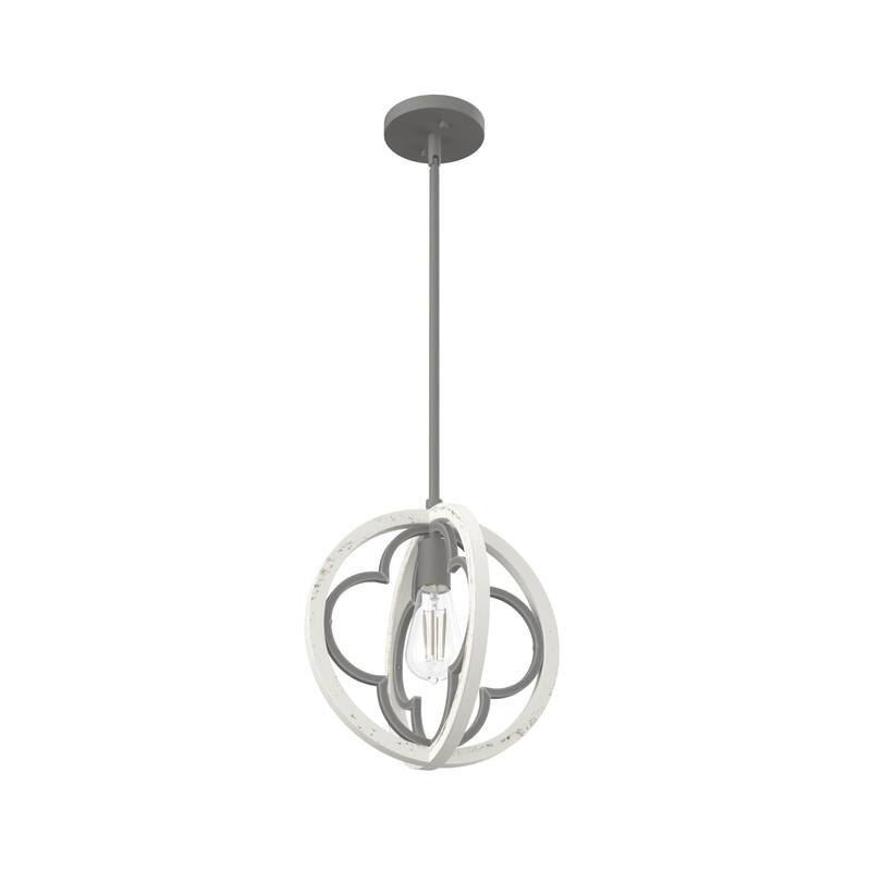 Hunter 12" Gablecrest 1 Light Pendant - Kitchen Island, Dining Room - Modern Farmhouse, French Country, Distressed