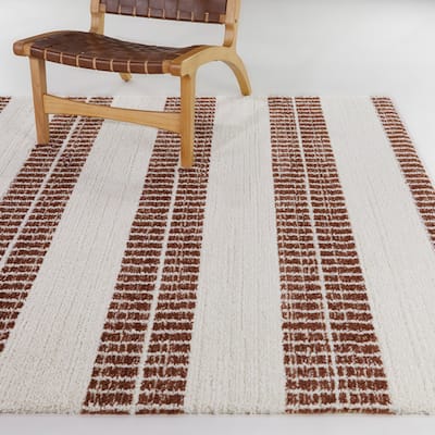 Walther Modern Striped Area Rug