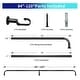 preview thumbnail 47 of 98, Energy-saving Wraparound Adjustable French Blackout Curtain Rod Set