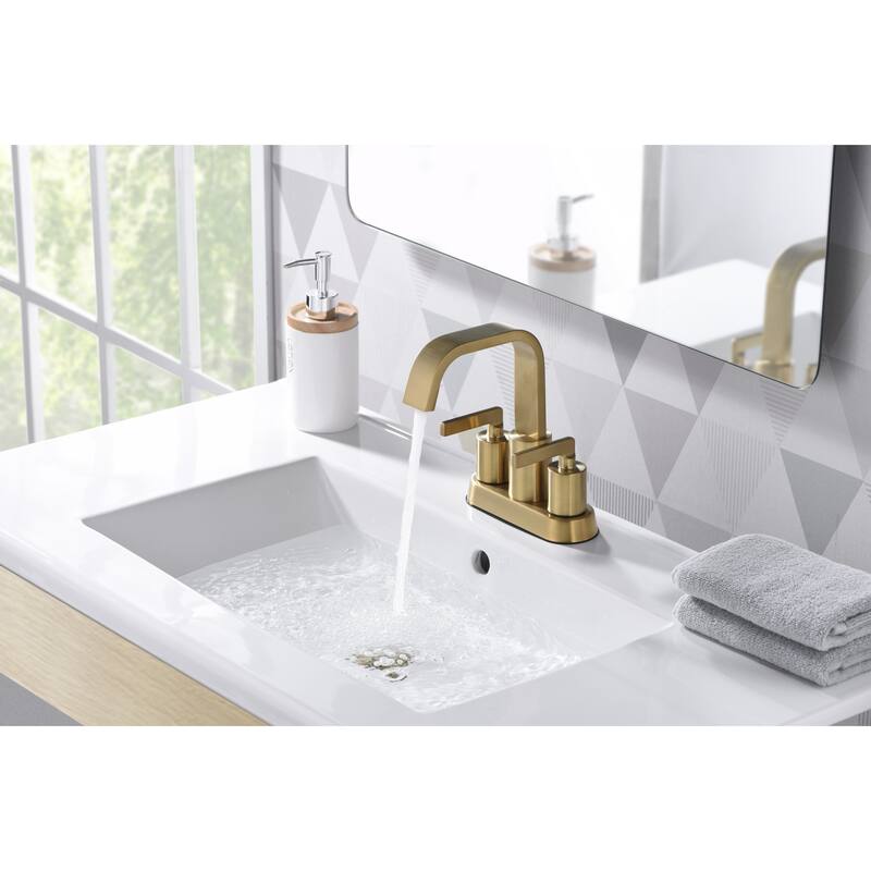 Ultra Faucets Ardua Collection Two-Handle 4" Centerset Lavatory Faucet