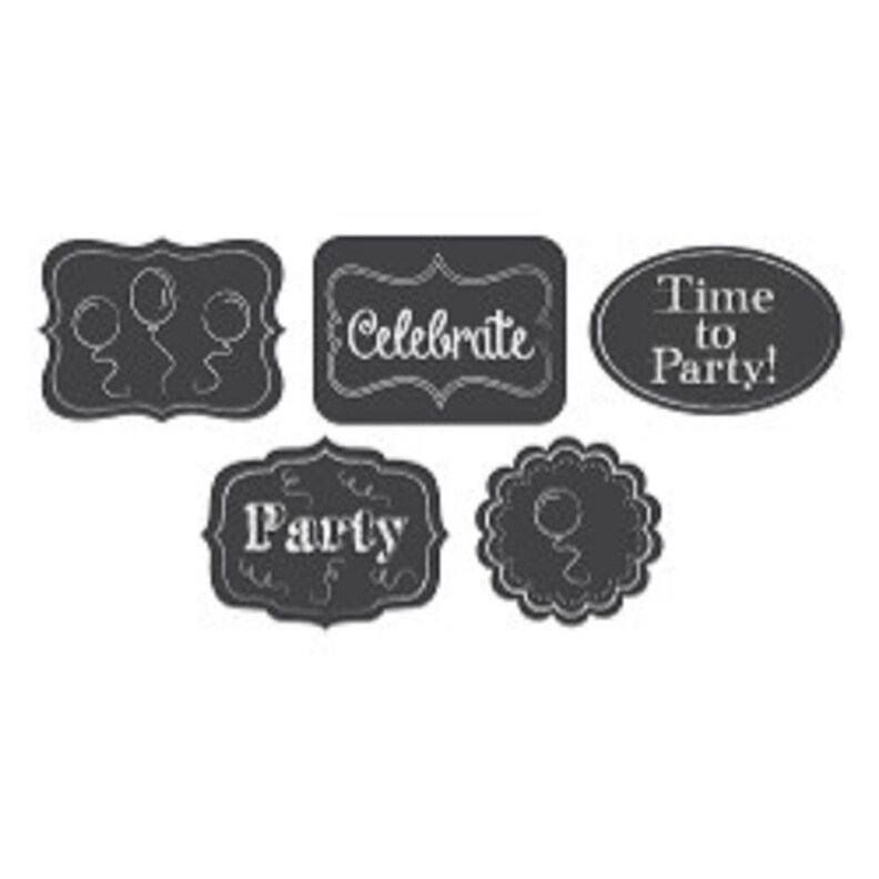 Shop Club Pack Of 60 Black And White Chalkboard School Themed