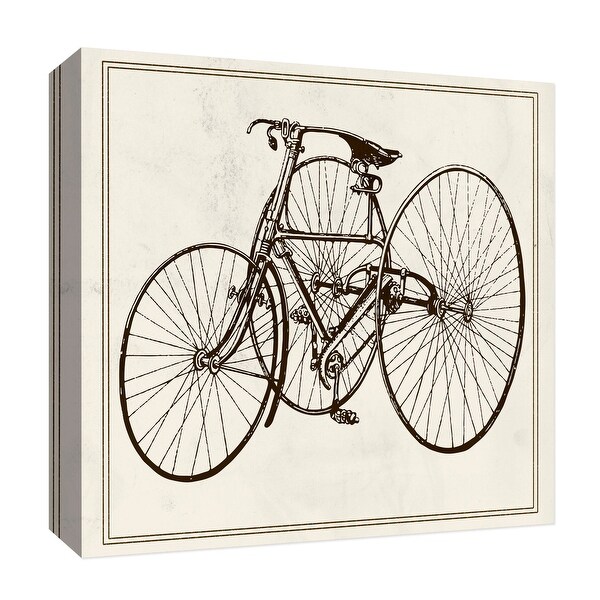 PTM Images 9-126837 PTM Canvas Collection 12" x 12" - "Old Tricycle" Giclee Transportation Art Print on Canvas