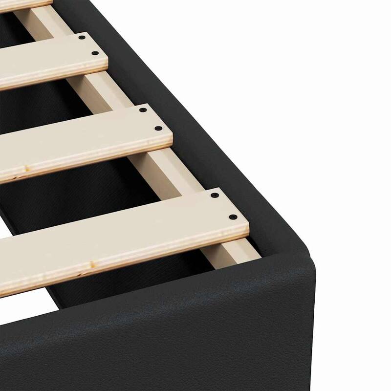 vidaXL Bed Frame without Mattress 137 x 74.8 " Faux Leather