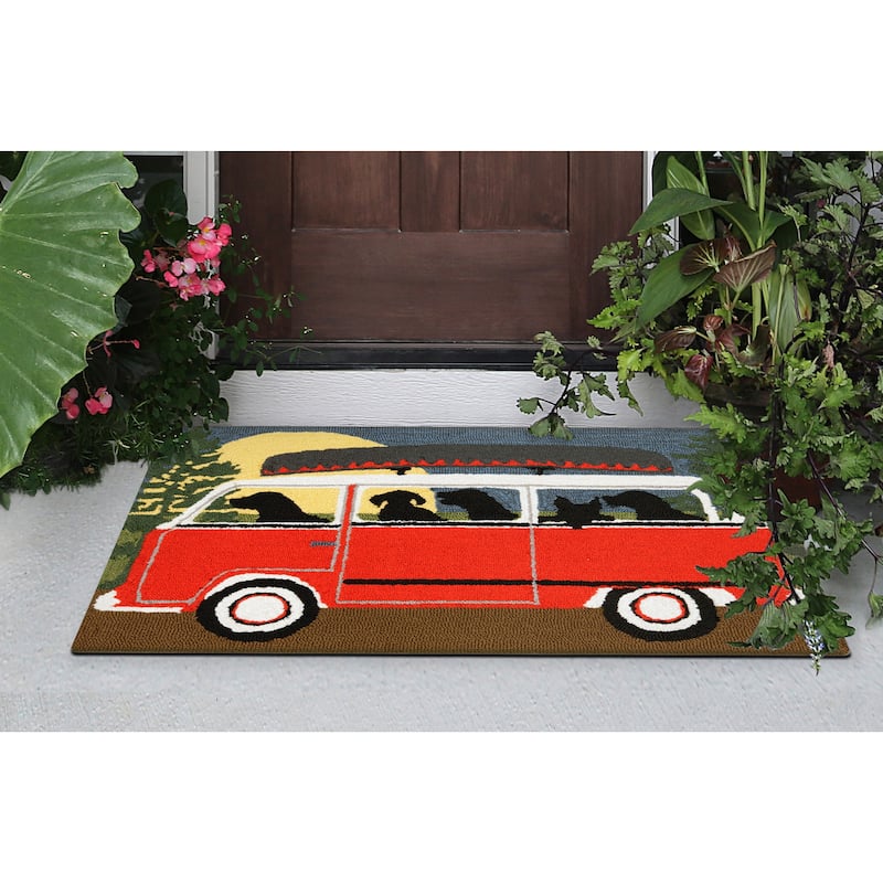 Liora Manne Frontporch Camping Trip Indoor/Outdoor Rug - 2'6" x 4'