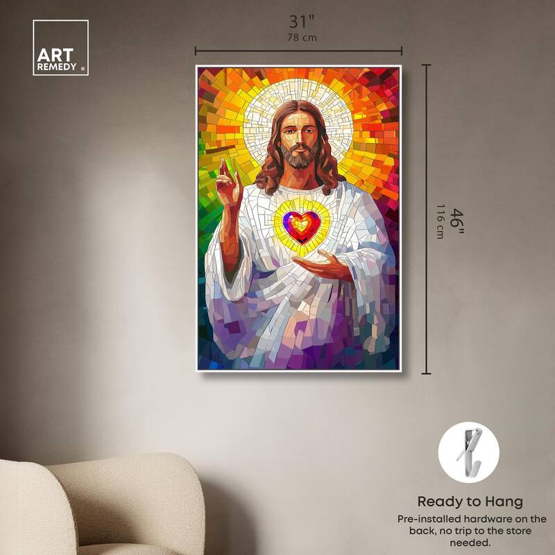 Blocks of Benediction I Canvas by Art Remedy