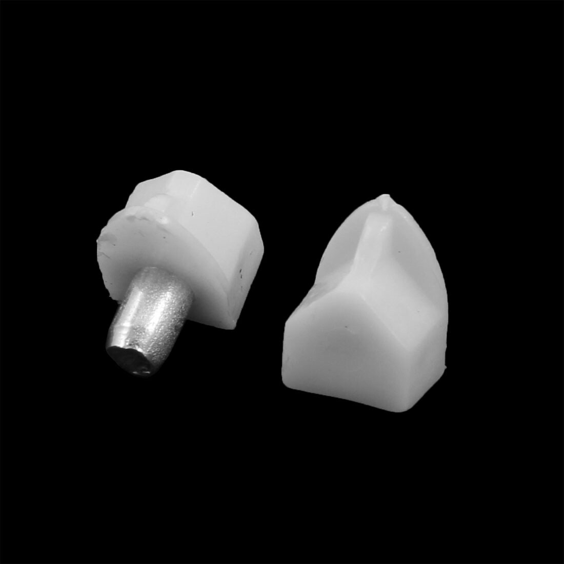 Plastic Cabinets Bookcase Holders Pins Shelf Support Pegs 20pcs White Overstock 28854588