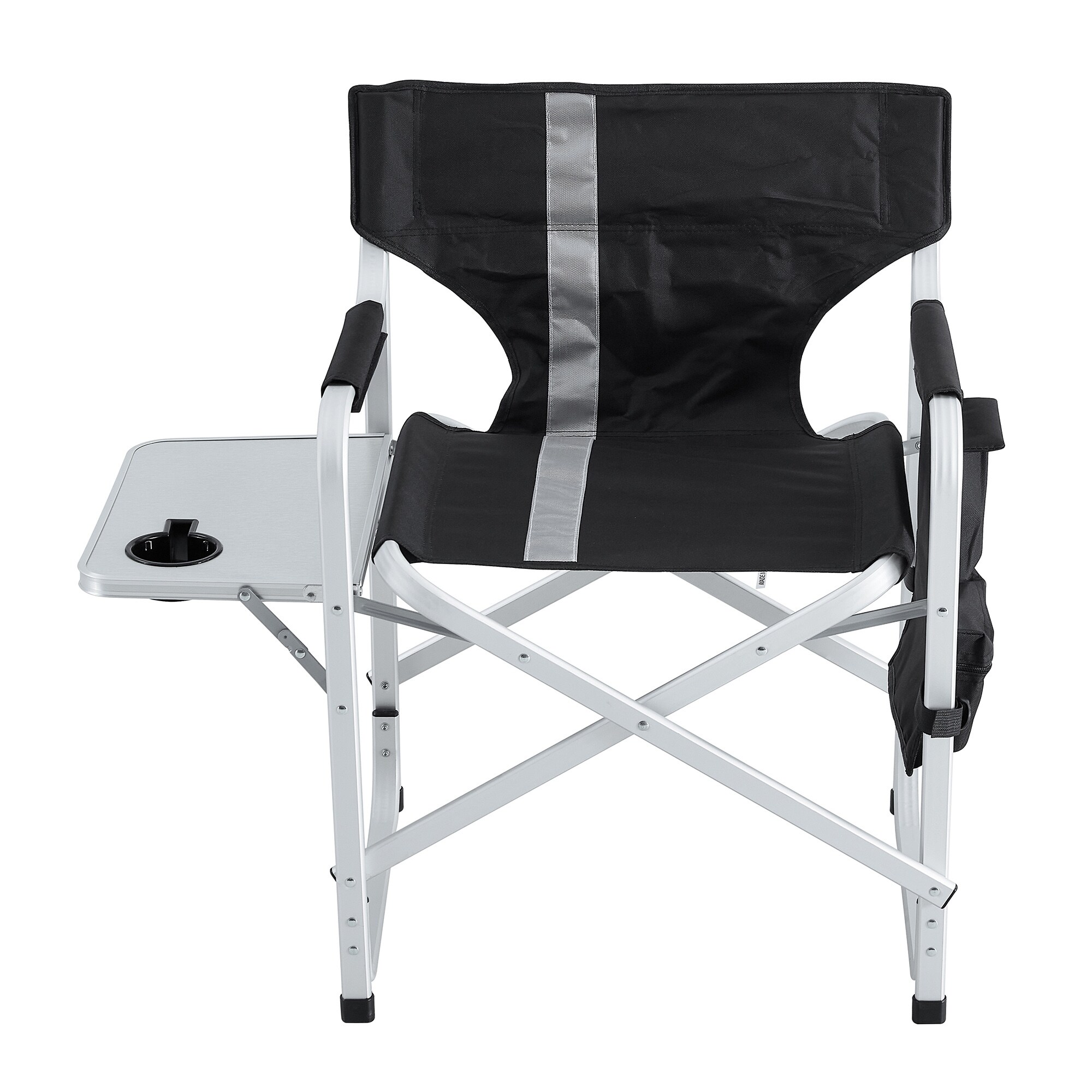 Directors chair with clearance side table and pockets