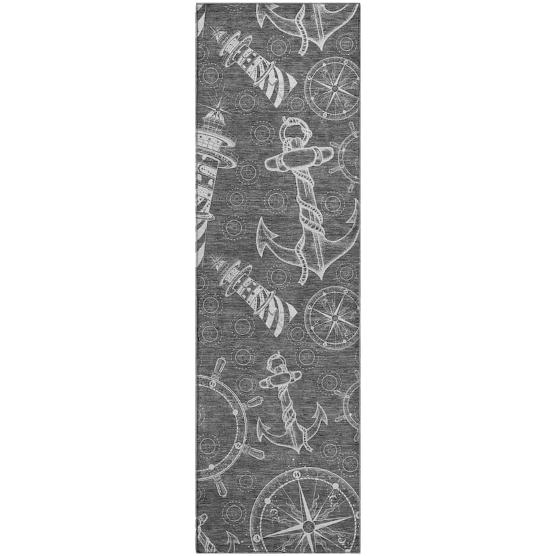 Premium Washable Super Soft Coastal Lighthouse Mayfield Rug