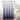 No Hook Ombre Waffle Shower Curtain with Snap-in Liner