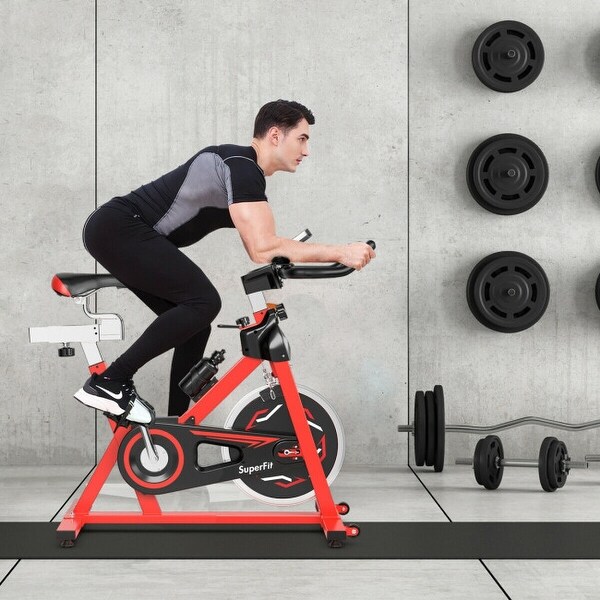 Exercise Cycling Bike with Stationary Belt Drive Indoor for Gym