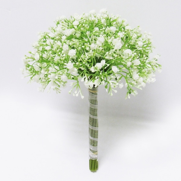 Set of 2 Baby's Breath Gypsophila Flower Stems Bouquet Bundle 12in. Opens flyout.