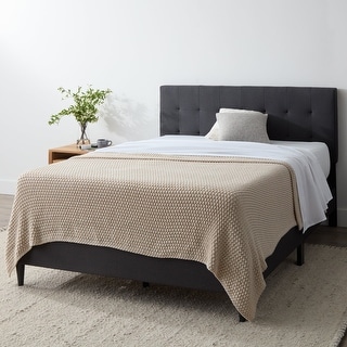 Brookside Sue Upholstered Bed with Square Tufted Headboard