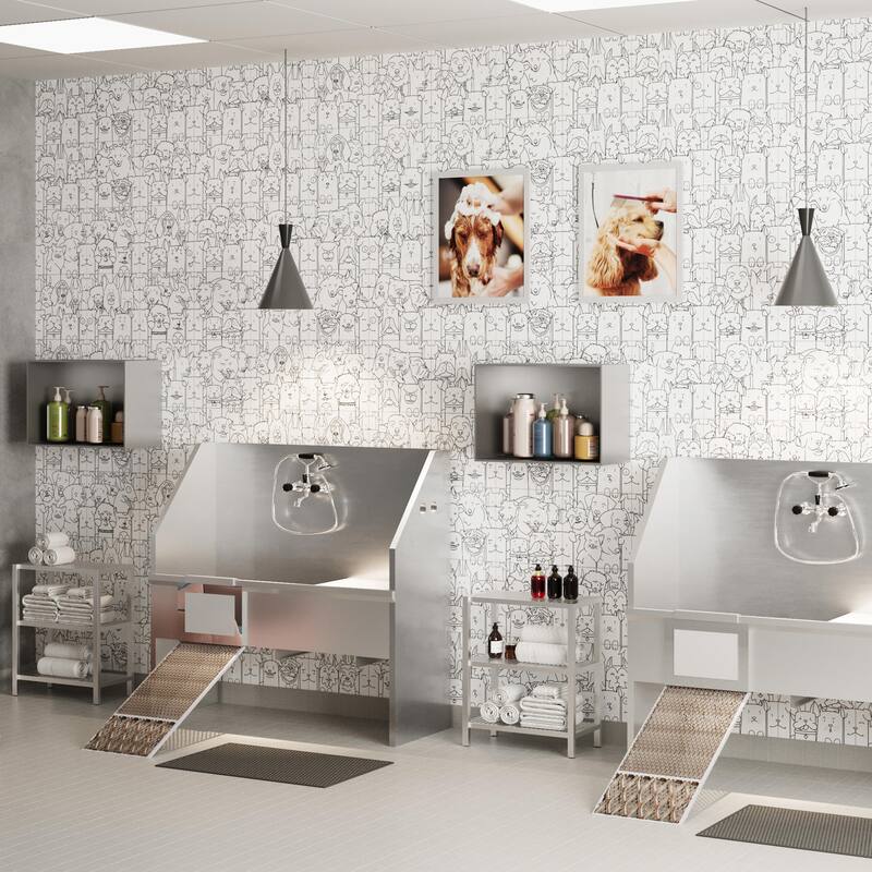 Merola Tile Oh My Dog 9-3/4" x 9-3/4" Porcelain Floor and Wall Tile