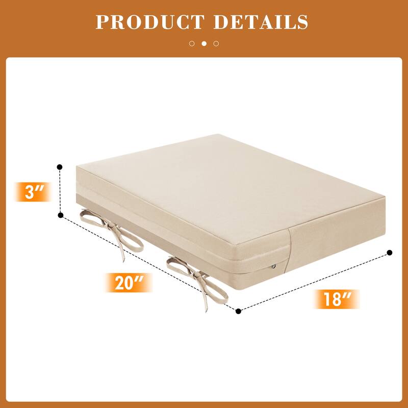 Outdoor Seat Waterproof Chair Cushion for Patio Furniture