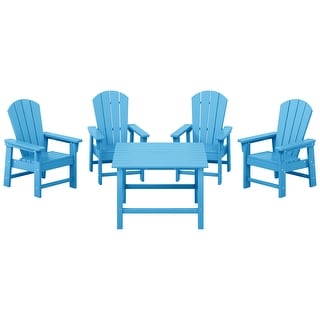 Laguna Kids Adirondack 5-Piece Square Table Dining Set