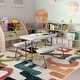 preview thumbnail 1 of 25, Indoor/Outdoor Commercial Grade Kids Folding Picnic Table with Benches