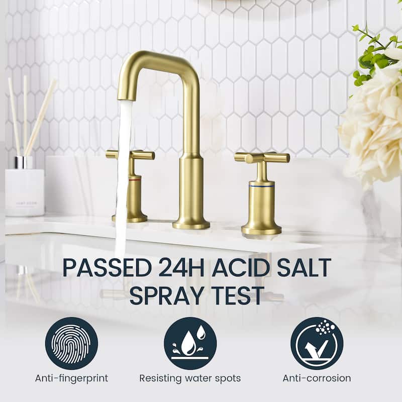 Widespread Bathroom Sink Faucet Double Handle Bathroom Sink Faucet