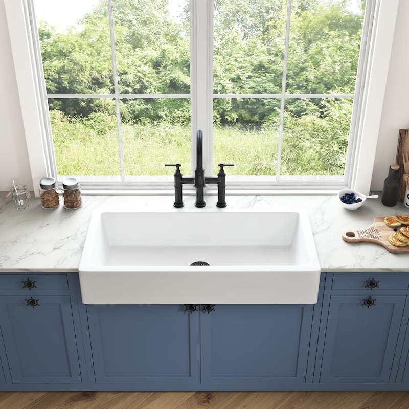 Farmhouse Sink Deep Apron Sink Undermount Kitchen Sink Single Farm Sink