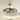 28.4" Farmhouse Gold 3-Blade Fandelier Ceiling Fan with Light and Remote