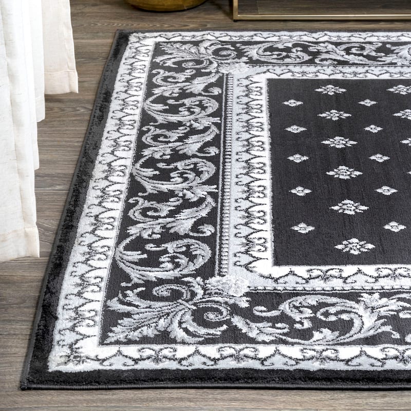 JONATHAN Y Marrakesh French Border Area Rug