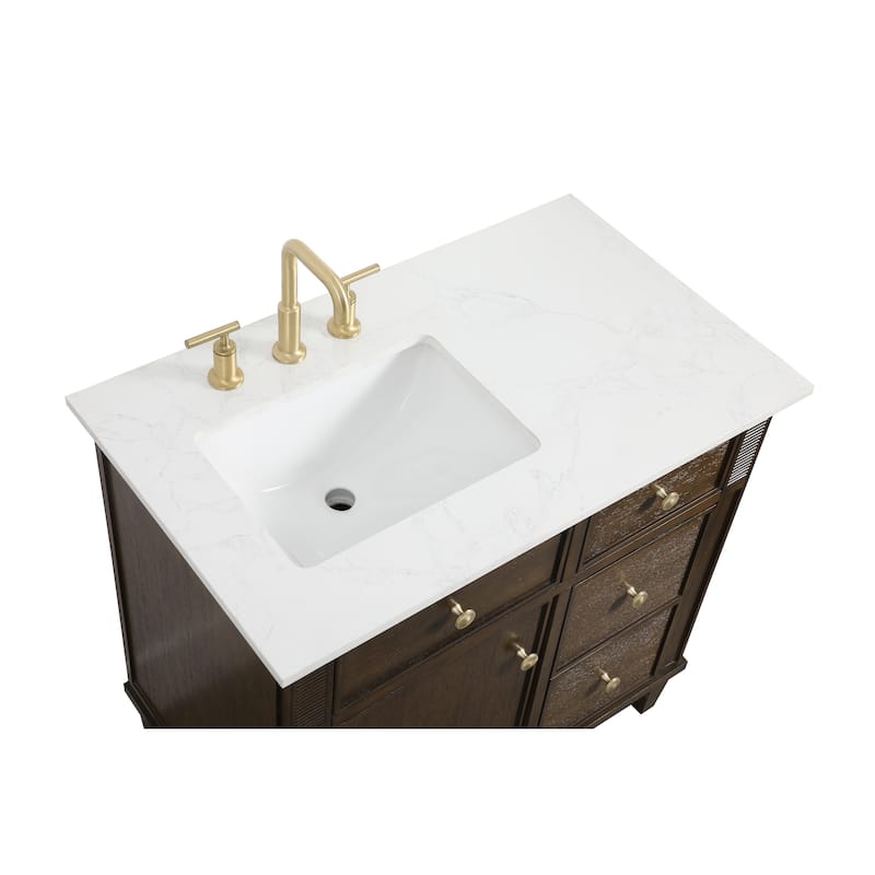 36" Bordeaux Bathroom Vanity