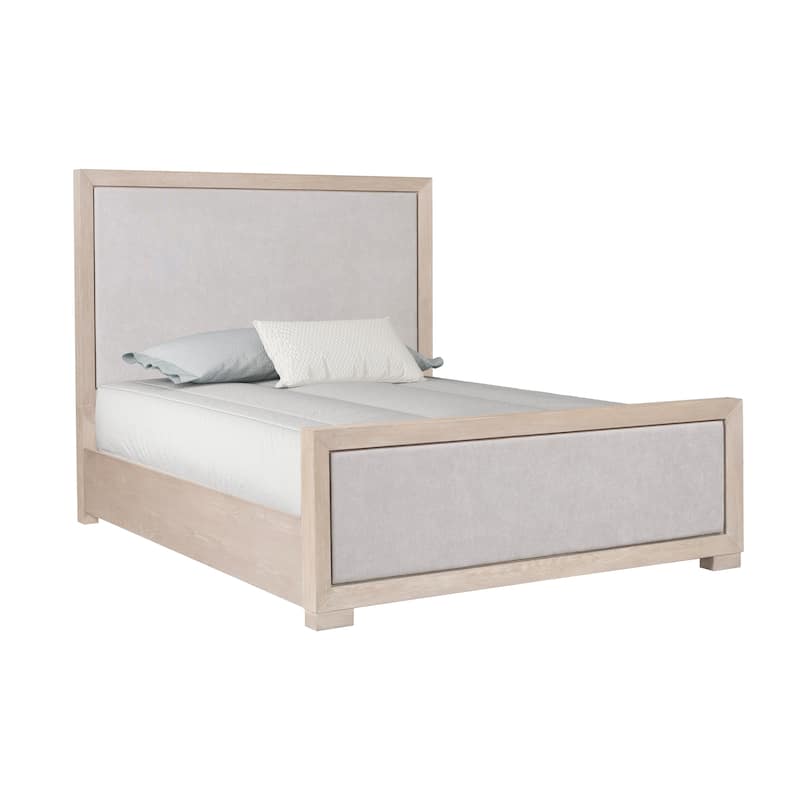 Furniture of America Durem II Modern 3-Piece Solid Wood Panel Bedroom Set with Oversized Nightstand and Chest