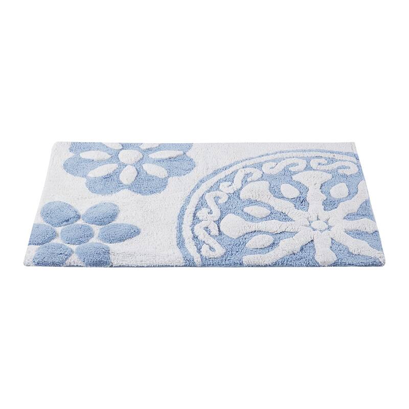 Madison Park Marrakesh Medallion Cotton Tufted Bath Rug