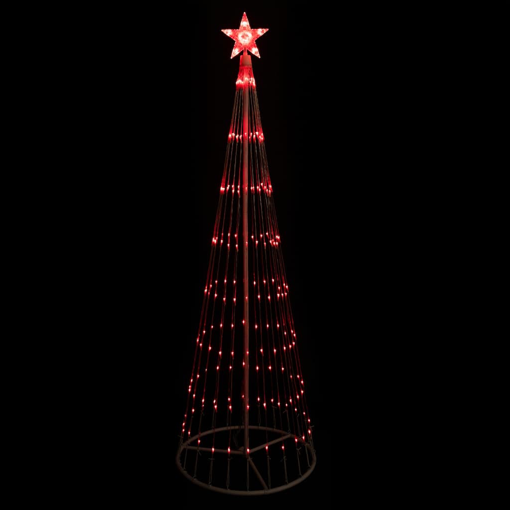 6' Red LED Lighted Show Cone Christmas Tree Outdoor Decoration