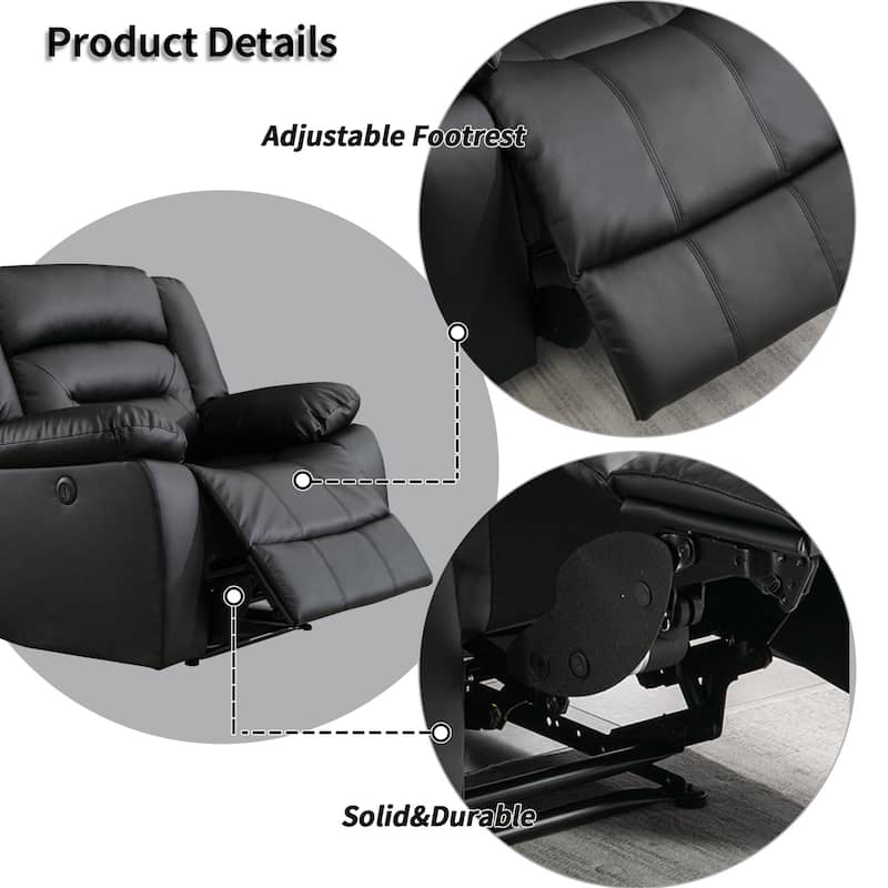 Chenille Power Standard Recliner Chair