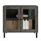 preview thumbnail 31 of 32, CraftPorch Modern Sideboard Cabinet Dark Grey