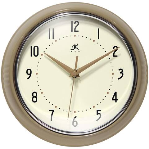 Round Retro Kitchen Wall Clock by Infinity Instruments-Tuquoise