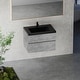 preview thumbnail 58 of 75, GDFStudio - Carter Floating Bathroom Vanity with Quartz Sand Countertop & Soft-Close Drawers